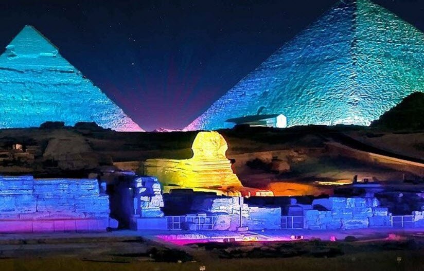 Sound &amp; Light Show at Giza, Giza Plateau, Egypt